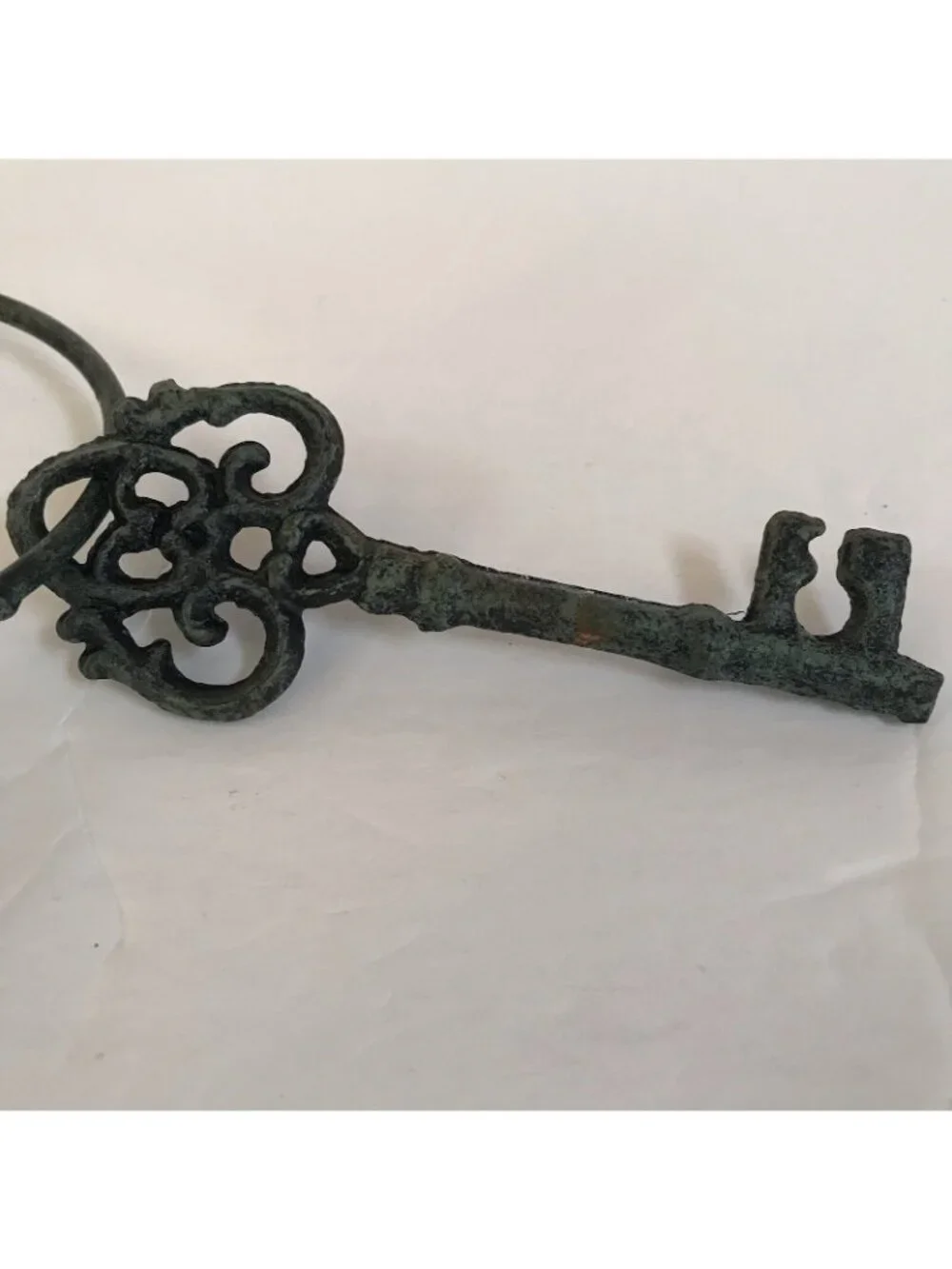 Metal Skeleton Keys Halloween Patina Iron Cottage Horror Prop Goth Victorian Art